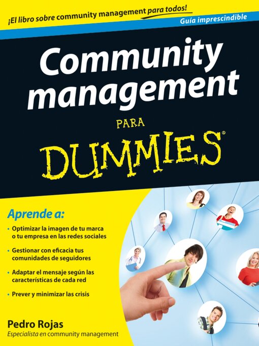 Title details for Community management Para Dummies by Pedro Rojas - Wait list